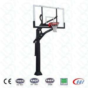 Quality Outdoor Basketball Hoop With Durable Glass Backboard Adjustable Height Kids Frendly wholesale