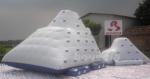 Water Park Inflatable Water Iceberg / Inflatable Water Climbing Wall
