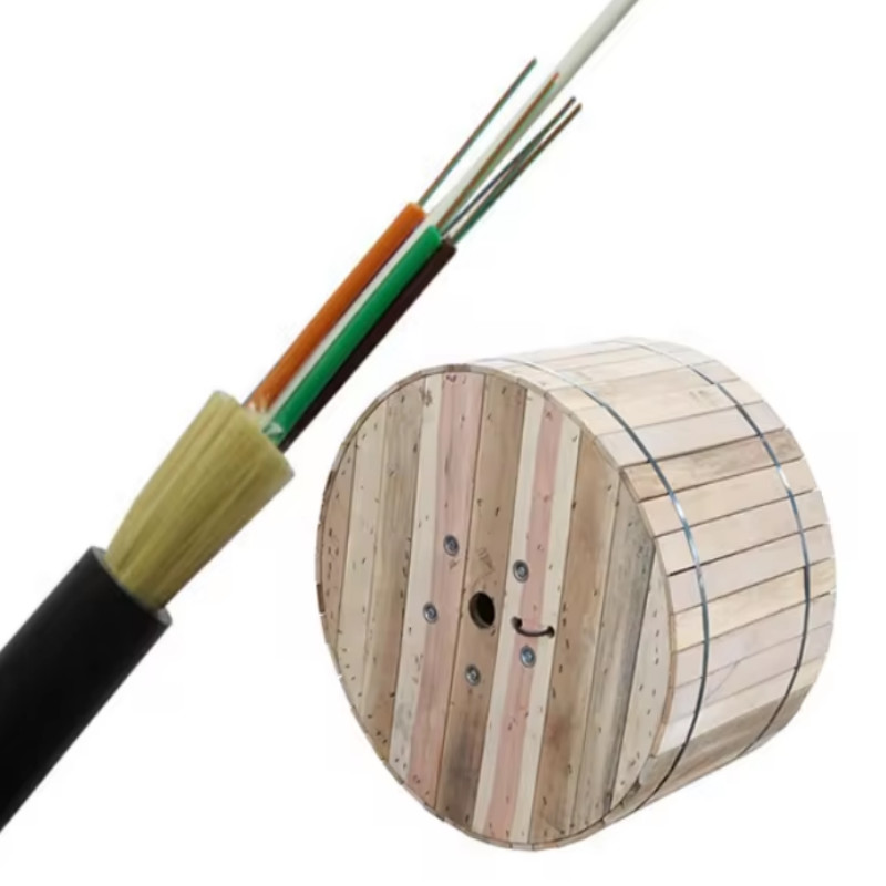 OEM Aerial ADSS Single Jacket 96 Core Singlemode Fiber Optic Cable 1km Price For Different Voltage Power Lines