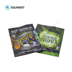 Quality Aluminum Foil Sealed Plastic Custom Logo Mylar Customized Prints Lamination Packing Bags Smell Proof For Weed wholesale