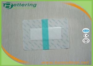 Quality Medical Sterile permeamble transparent waterproof PU film IV wound dressing with absorbent pad economic non frame type wholesale