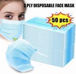 Sanitary Disposable Earloop Face Mask Adjustable Nose Bridge Reliable