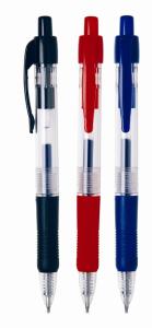 Quality click gel ink pen, click style gel ink ball pen plastic gel ink pen wholesale