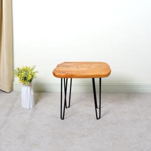Quality Retro Simple Style Cedar Four-Corner Wooden Home Small Coffee Table wholesale