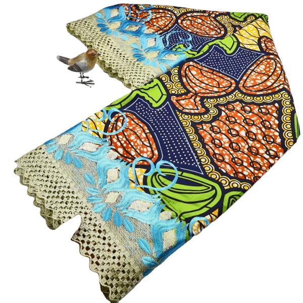 Supoo wholesale price Ankara wax lace cotton african lace fabric for clothes