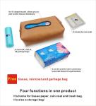 tissue holder PU leather tissue holder for car tissue holder for home storage