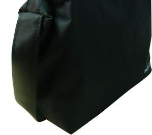 Quality Black Nylon Silvery Plastic Zipper Customized Reusable Carrier Bags wholesale