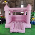 Jumping Bouncy House Kids Pink Inflatable Bounce House 10x10 For Wedding Party