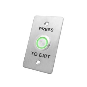Quality 22mm Led Push Button Switch With European Size Faceplate 12V DC - 24V DC Power wholesale