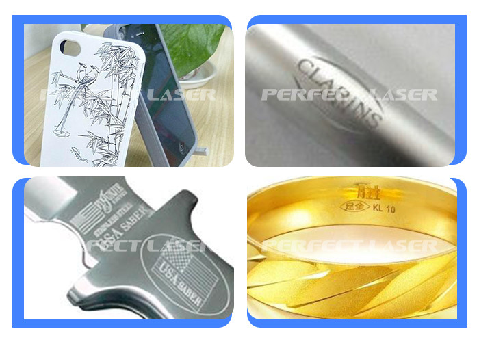 Automatic Laser Engraving Marking Machine Full Closed For Metal / Jewelry / Plastic
