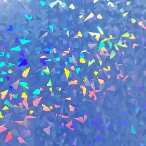 Quality 130gsm Inkjet PET Holographic Vinyl Sticker Diamond Paper For Label wholesale