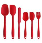Spatulas Utensil Silicone Kitchen Tools 6 Pieces Cooking Set Eco - Friendly