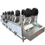 SUS304 Industrial French Fries Air Drying Dewatering Machine fruit washing dryer