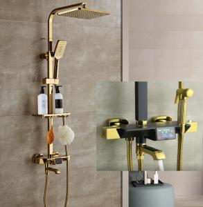 Quality CE Brass Thermostatic Intelligent Electricity Shower Faucet wholesale