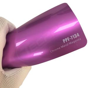 Quality PPF-7134 Chrome Metal Magenta Color Paint Protection Film For Car Scratch wholesale