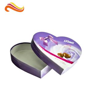 Quality Heart-Shape Lecote Chocolate Gift Packaging Boxes With Food Grade Printing , 157G Coated Paper Boxes wholesale