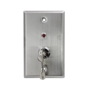 Quality Red Light Indicator Momentary Key Switch 2 Position For Public / Banks wholesale