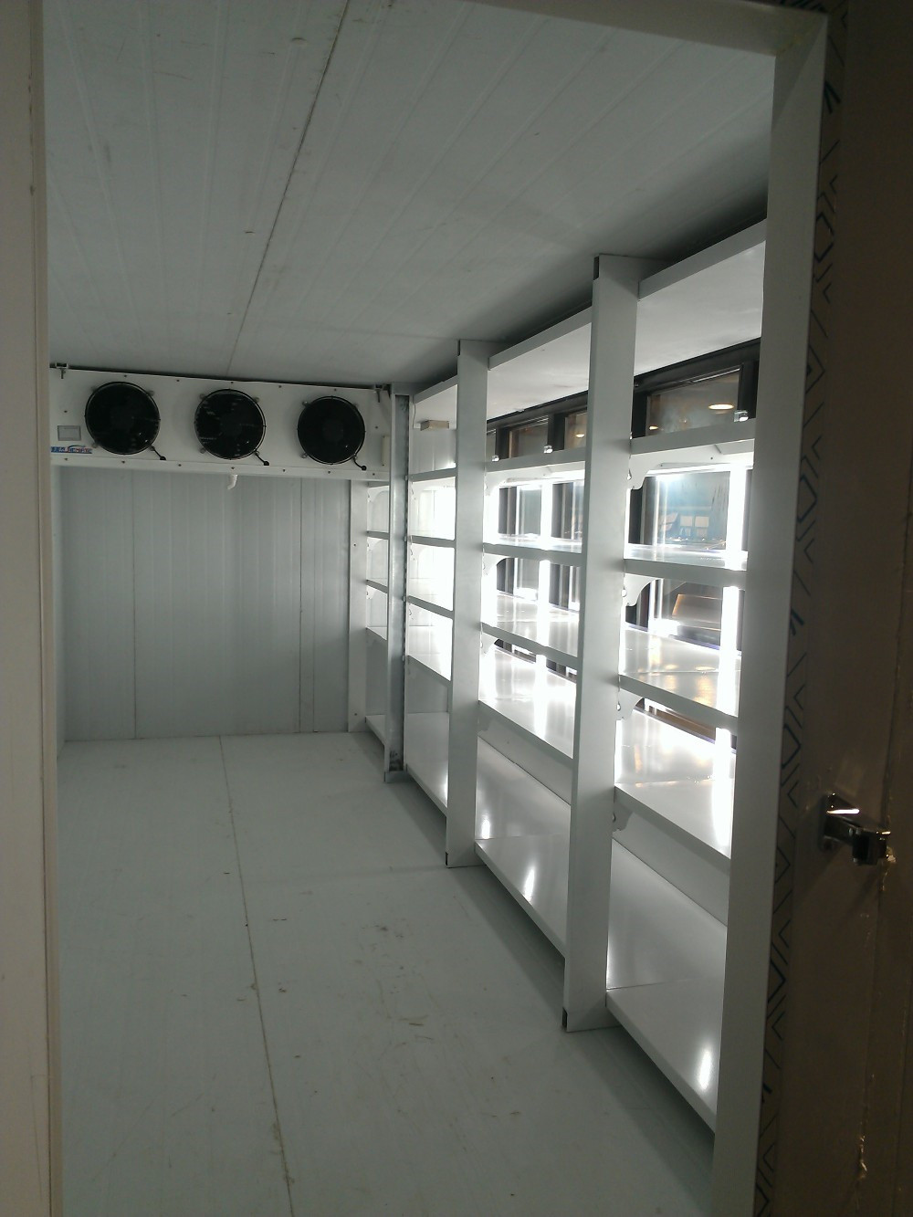 Walk In Cold Storage Room Glass Door For Supermarket