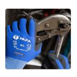 15 Gauge Nylon/Spandex Liner Sandy Nitrile Coated Work Gloves
