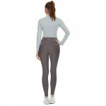 Half Zipper Quick Dry Equestrian Long Sleeve Shirt Horse Riding Show Base Layer