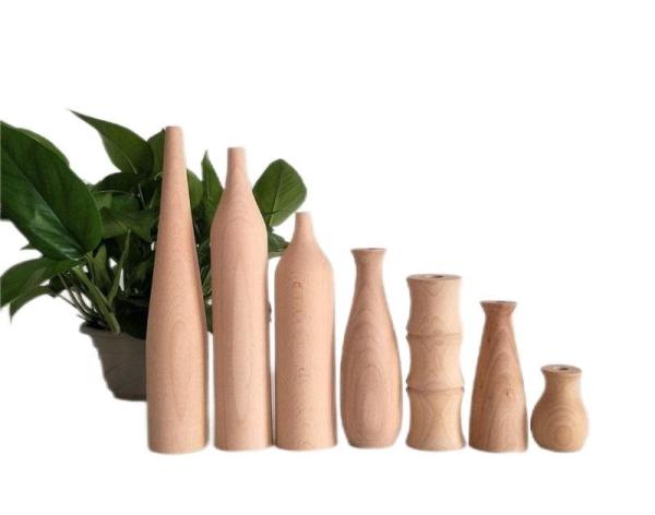 Home Wooden Candle Holder Craft Decor Statue Cute Handmade Wooden Figurines