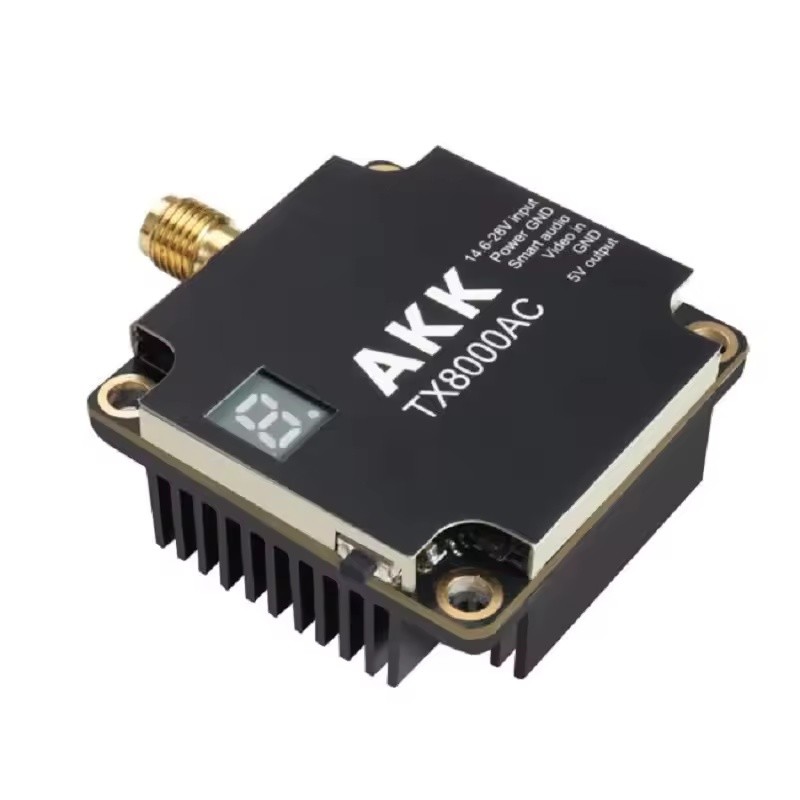 AKK 8W VTX 5.8G 8W Wireless Video Transmitter 8000mW FPV VTX Support Smart Audio for RC Drone FPV Racing