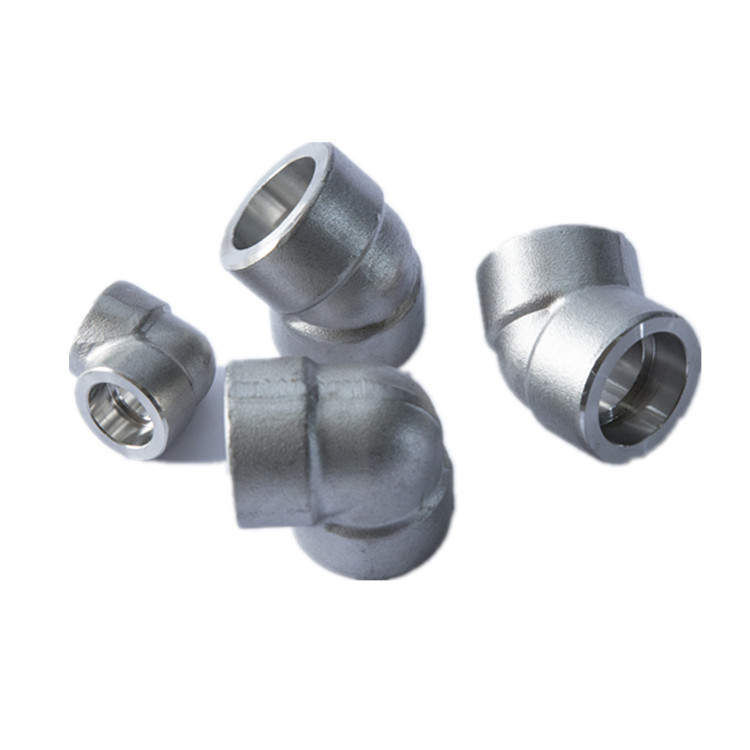 Round 304 Stainless Steel 90 Degree Elbow Forged SS Pipe Elbow