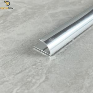 Quality Metal Trim Strips Carpet Transition Strip Aluminum Tile Trim Polish Silver wholesale