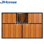 Full Bamboo Wood Horse Stable Partitions Side Back Panels