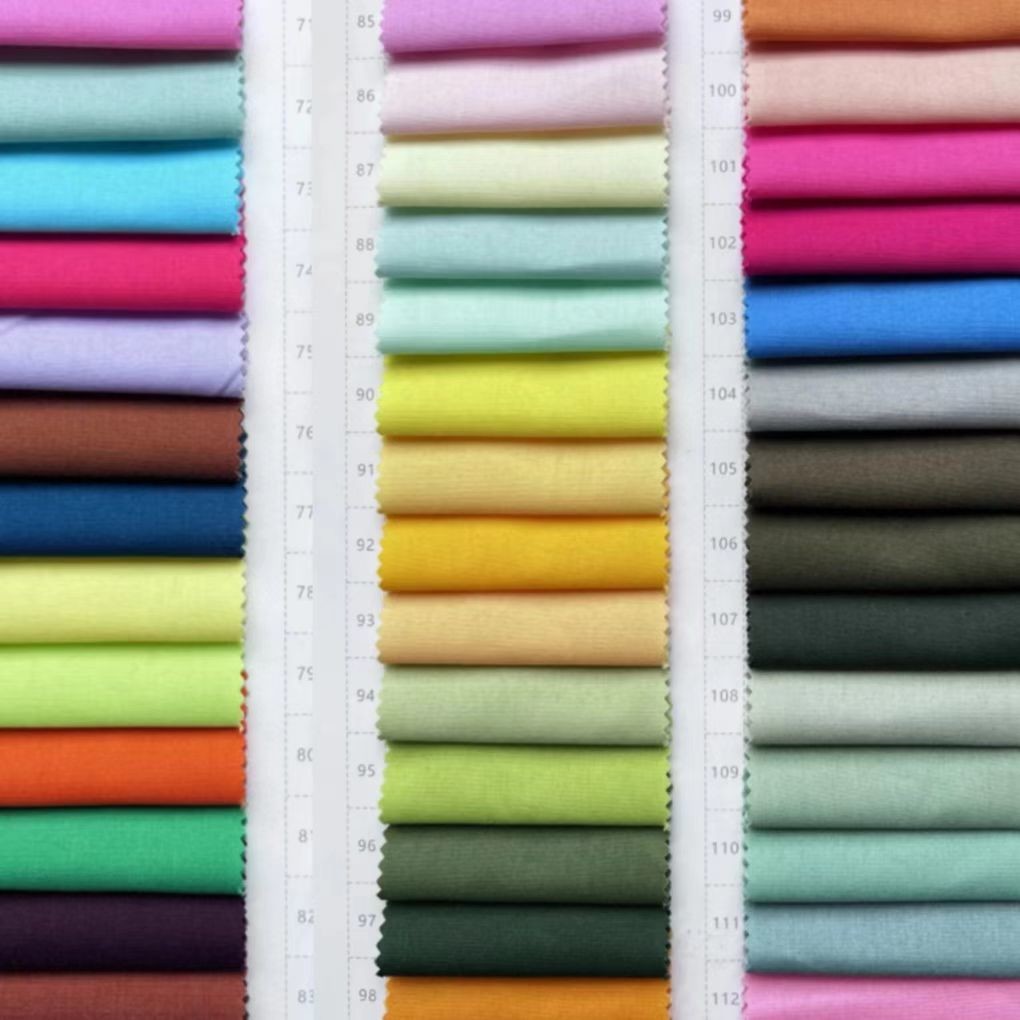 School Uniform Poplin Cotton Fabric 133X72 100% Cotton 40SX40S 120GSM Woven
