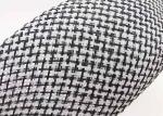 Black White 3.0mm PET Expandable Braided Sleeving Electrical Wiring Harness