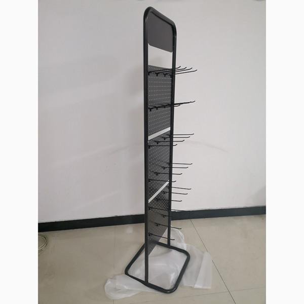 Cheap Universal Grocery Store Display Racks / Two Pegboard Metal Display Stand for sale