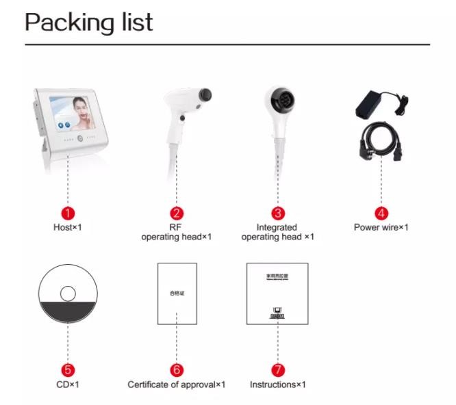 Thermolift Face Lift Rf Anti Wrinkle Vacuum Slimming Machine With 40.68mhz System