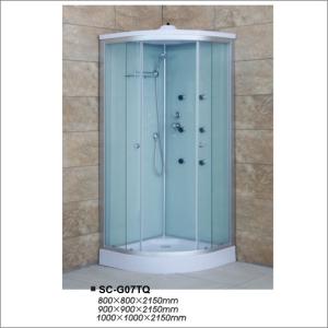Quality Convenient Steam Shower Cabin 5mm Acid Glass Type With Aluminum Frame wholesale