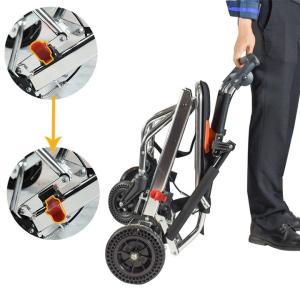 Quality Linkage Brake 100KG Manual Foldable Wheelchair Aluminium wholesale