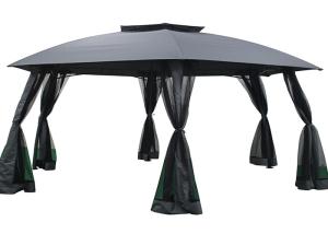 Quality Outdoor Customized Canopy 330*330 Garden Metal Gazebo wholesale