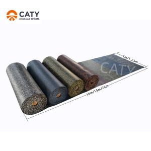 Quality 1mx10m Commercial Gym Floor Rolls , Soundproof Commercial Gym Carpet wholesale