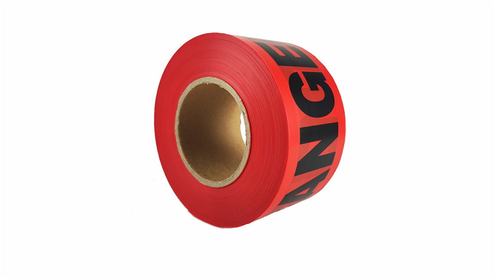 Waterproof High Abrasion Resistance Barricade Safety Tape 1000ft 3in 1.6mil