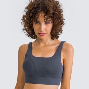 Quality Sexy Push Up Womens Sports Bra High Density Gym Nylon Traceless wholesale