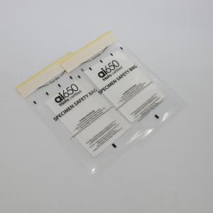 Quality 2 Pocket Medical PE Pathological Seal 95kPa Biohazard Bags For Laboratory wholesale