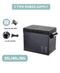 Portable Handle Fridge for Truck CFC Free 50L Large Capacity DC 12V 24V Car