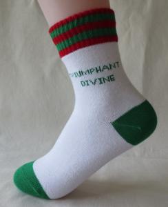 Quality Fashion high quality custom design crew cotton OEM dress sports socks for school students wholesale