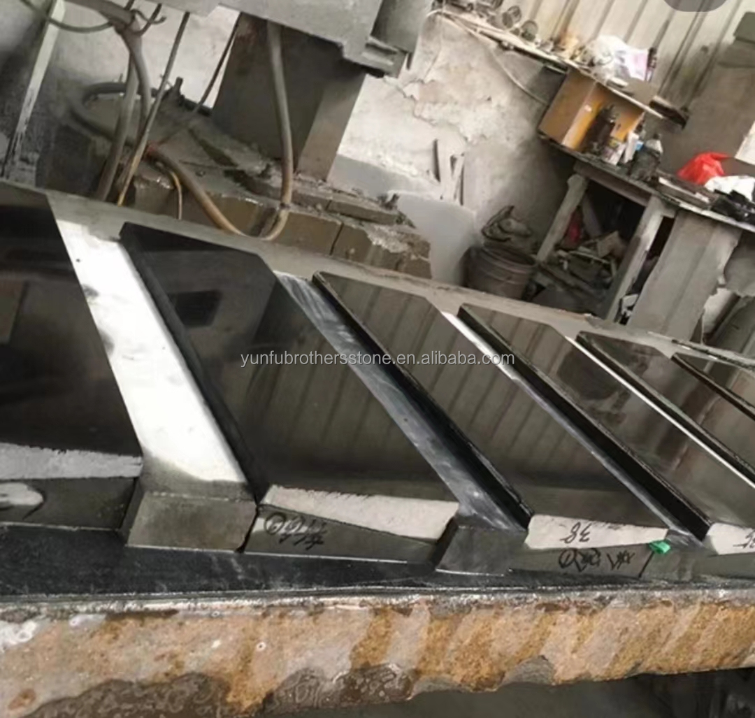 Modern Design Style Shanxi Black Granite Blocks 18mm Thick Absolute Black Granite Slab