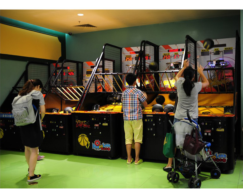 Street Basketball Boxing Coin Operated Electronic Game Machine for Arcade Game Center