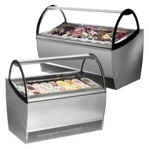 Quality Convenient Ice Cream Freezer Display Case Environmental Protection wholesale