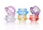 Diamond Shape Plastic Cosmetic Jars Non Spill Various Color 5 / 10 / 15G