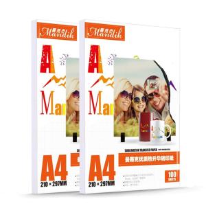 Quality A4 Sublimation Transfer Printing Inkjet Heat Transfer Paper wholesale