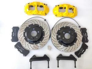Quality Tesla 3 LR 20 Inch Front 6 Pot Brake Kit Yellow GT6 Caliper 380x34 wholesale