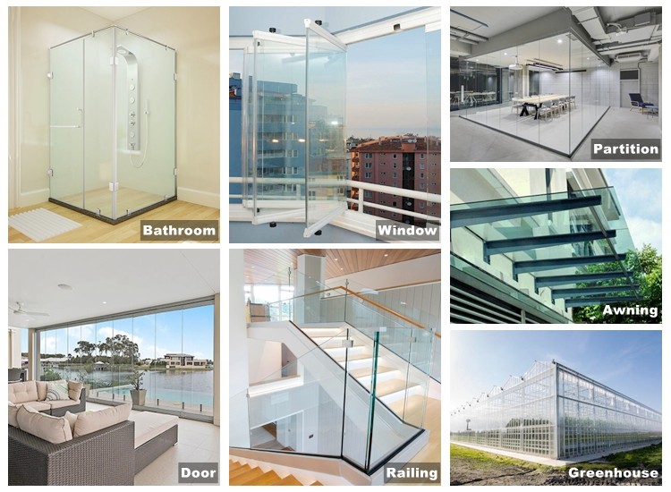 Customized 20.76mm Clear PVB Film Laminated Glass With Safety Corner