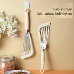 Nonstick Metal Fish Spatula Slotted Turner Set for Stir-Frying Cooking Utensils
